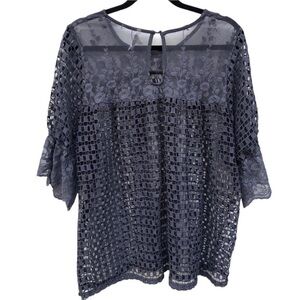 Est 1946 cut out Cottagecore top 18W 20W 2X